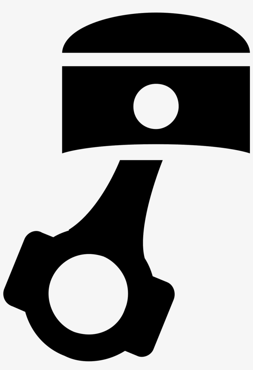 This Logo Represents A Piston And Is Made Up Of A Rectangle - Piston Icon Free, transparent png
