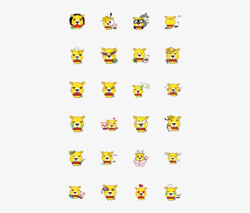 Sell Line Stickers Tiger Icon - Smiley, transparent png