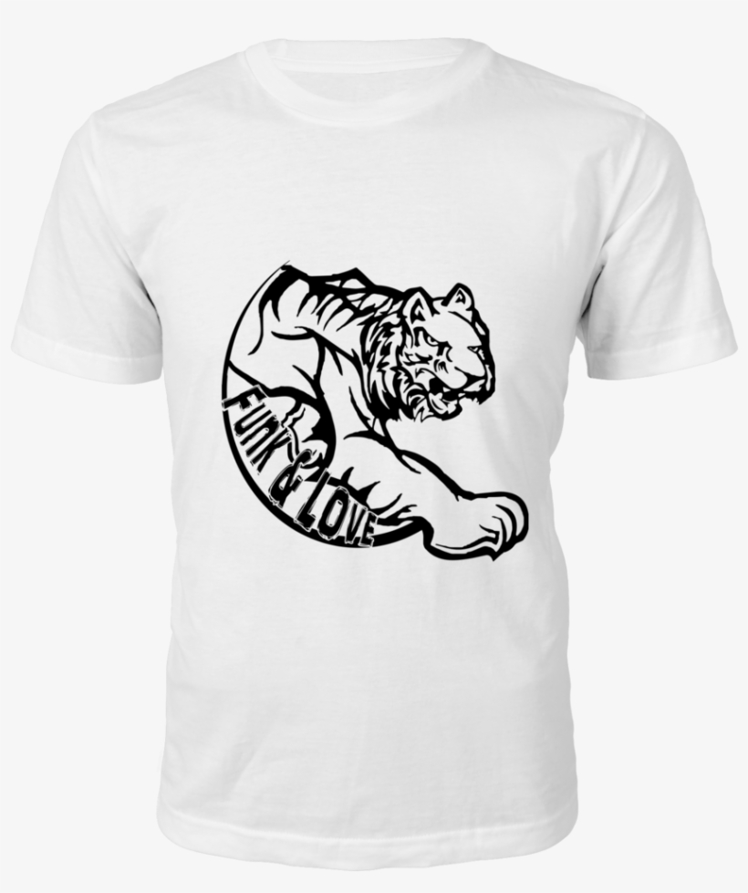 F&l Tiger Icon T-shirt - Joker Brand T Shirt Design White, transparent png