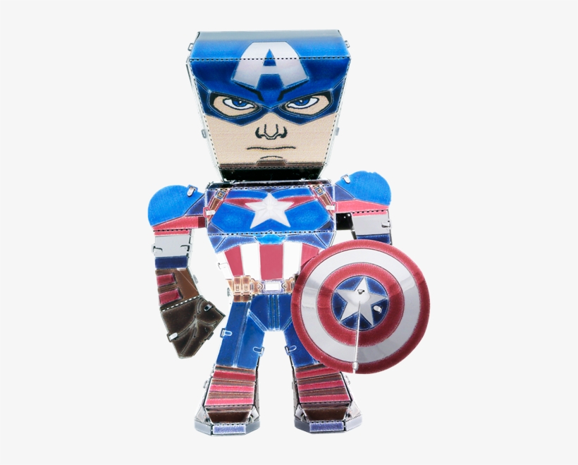 Picture Of Captain America - Fascinations Metal Earth Marvel Legends Captain America, transparent png