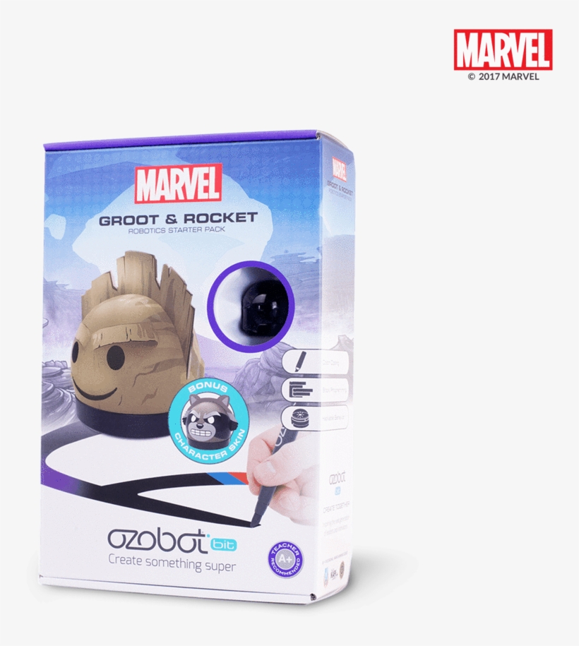 Ozobot Marvel Bit 2.0 Starter Pack - Guardians, transparent png