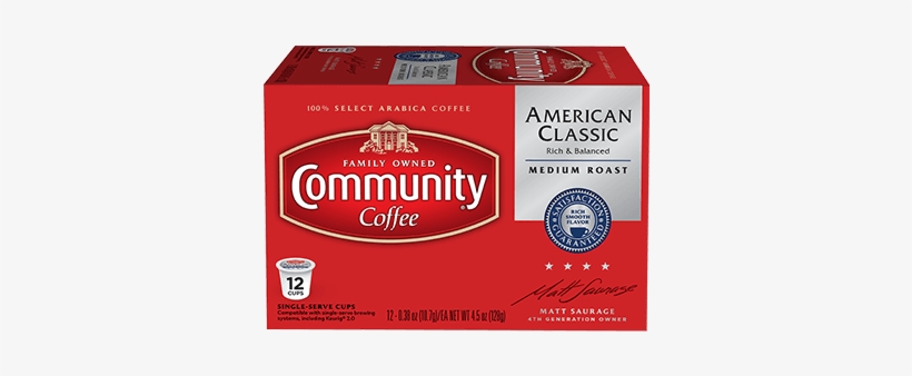 American Classic Coffee Pods 12 Count Compatible With - Count Dark Roast Coffee, transparent png