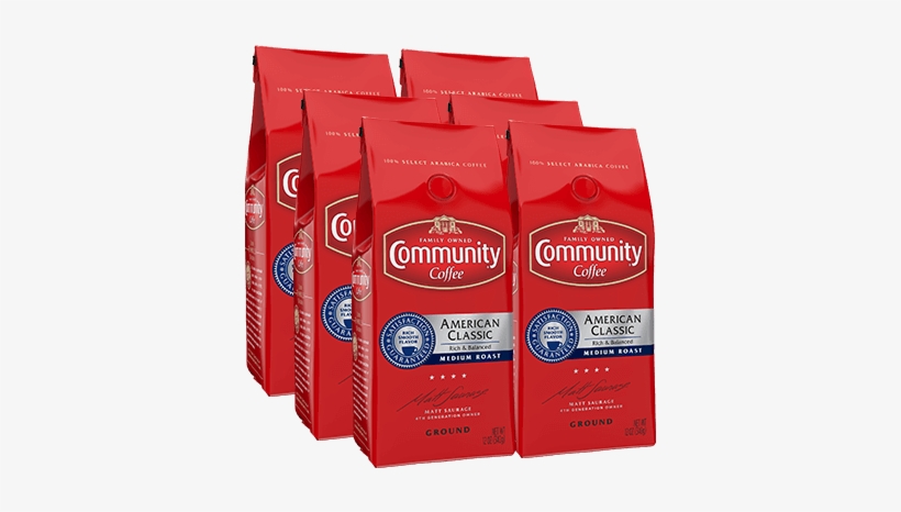 Ground American Classic Coffee - Community Coffee Breakfast Blend Coffee Keurig K Cup, transparent png