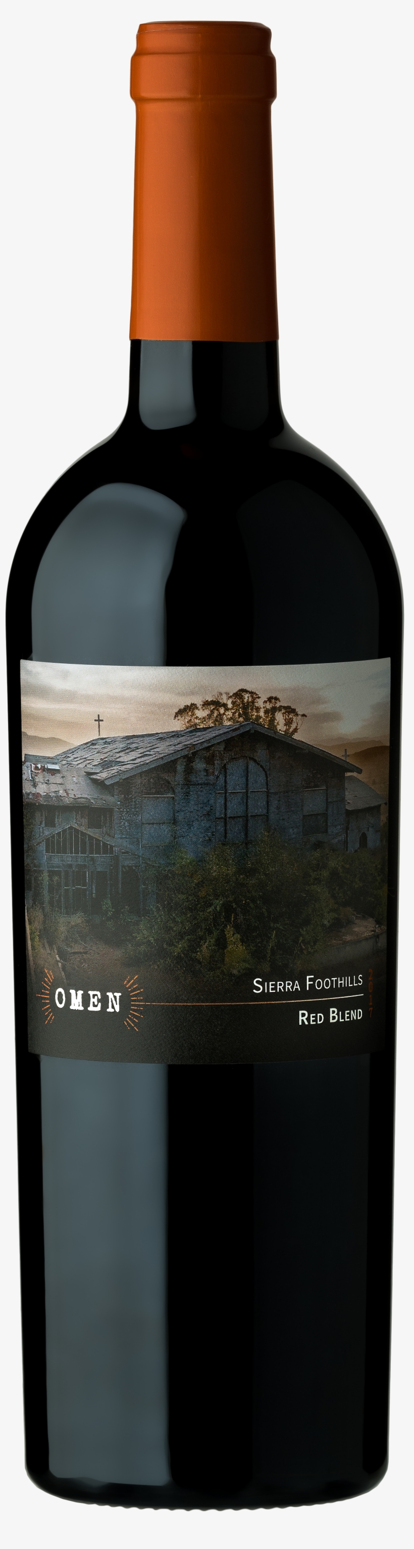 Label - Omen Red Blend, transparent png