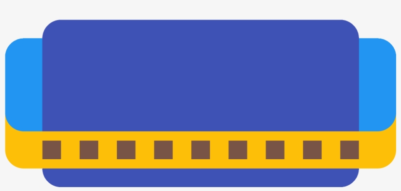 This Icon Represents A Harmonica - Harmonica Png, transparent png