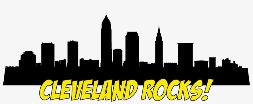 I Have Been In The Cleaning Business Since My First - Cleveland Cityscape Skyline Sticker, transparent png