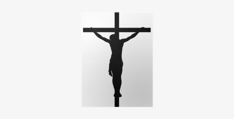 Jesus Christ Crucifiction Silhouette Poster • Pixers® - Jubilee Church, transparent png