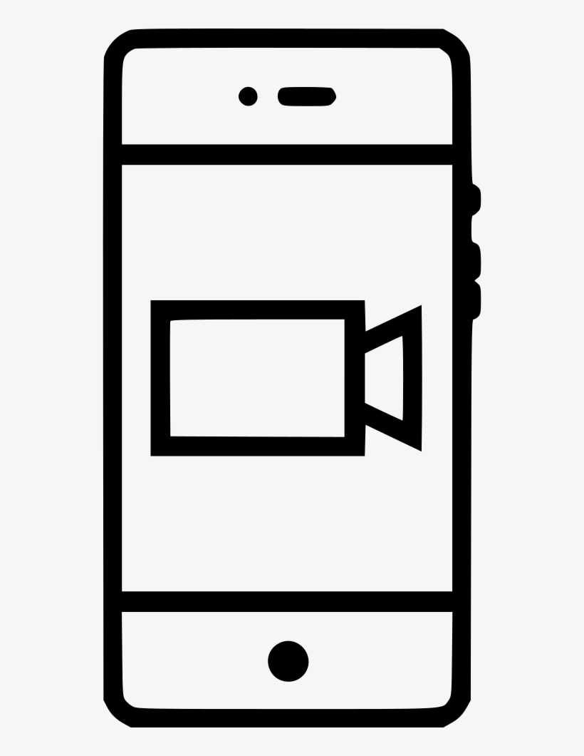 Video Record Recording Rectangle Triangle Shape Ui - Icon, transparent png