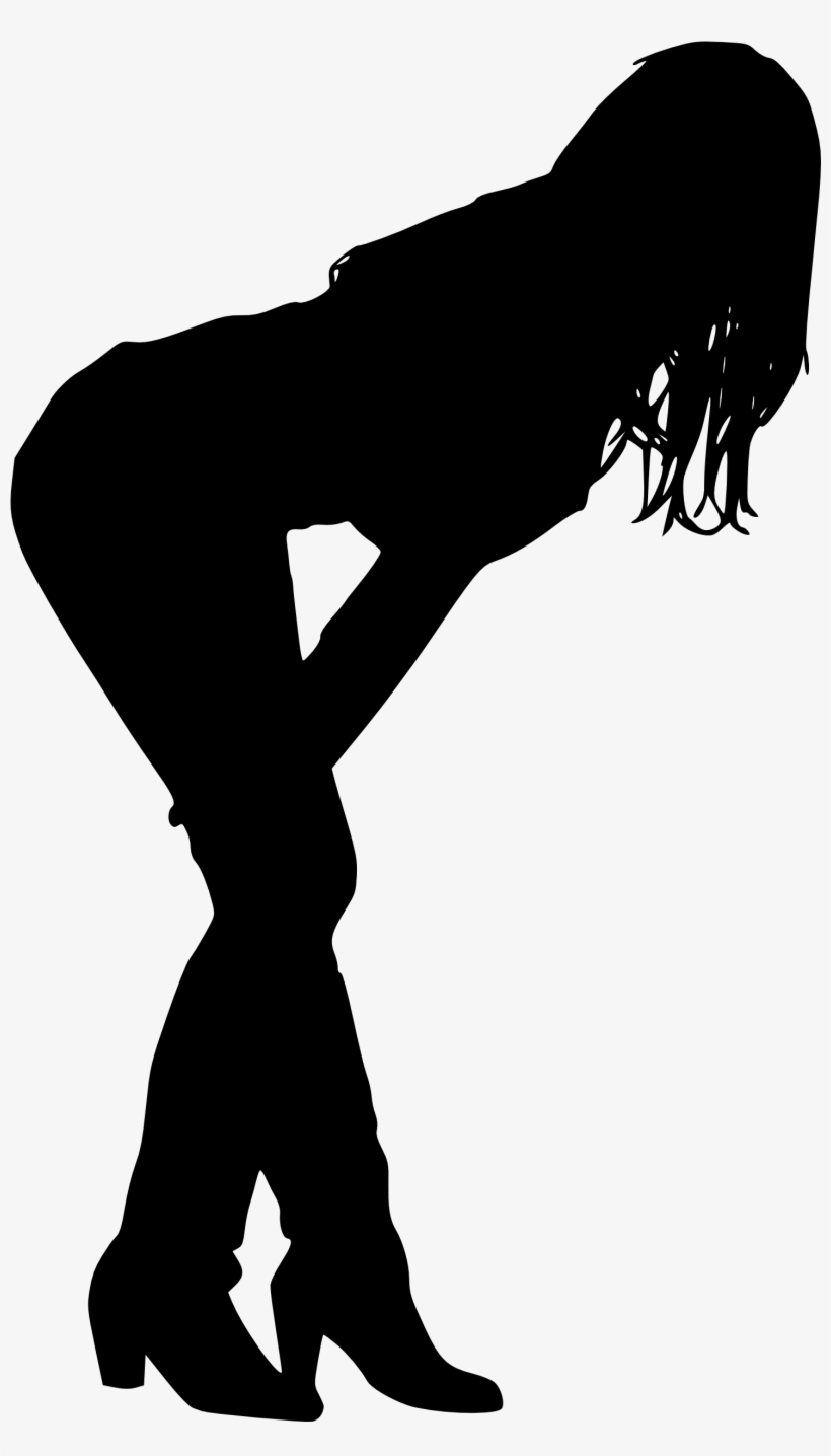 Woman Sitting Silhouette Png Download - Illustration, transparent png