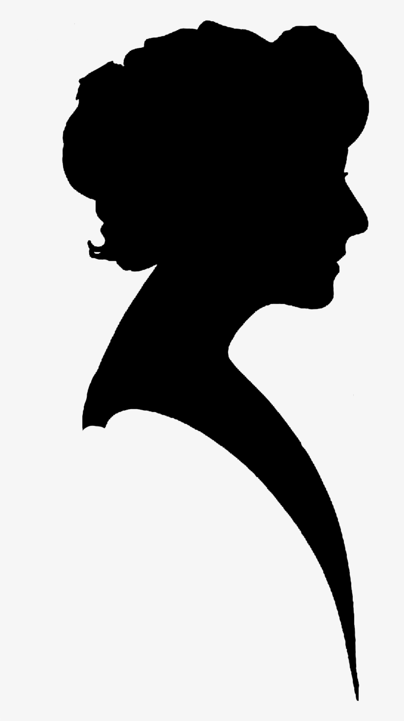 Vintage Fashion Silhouette At Getdrawings - Silhouette, transparent png