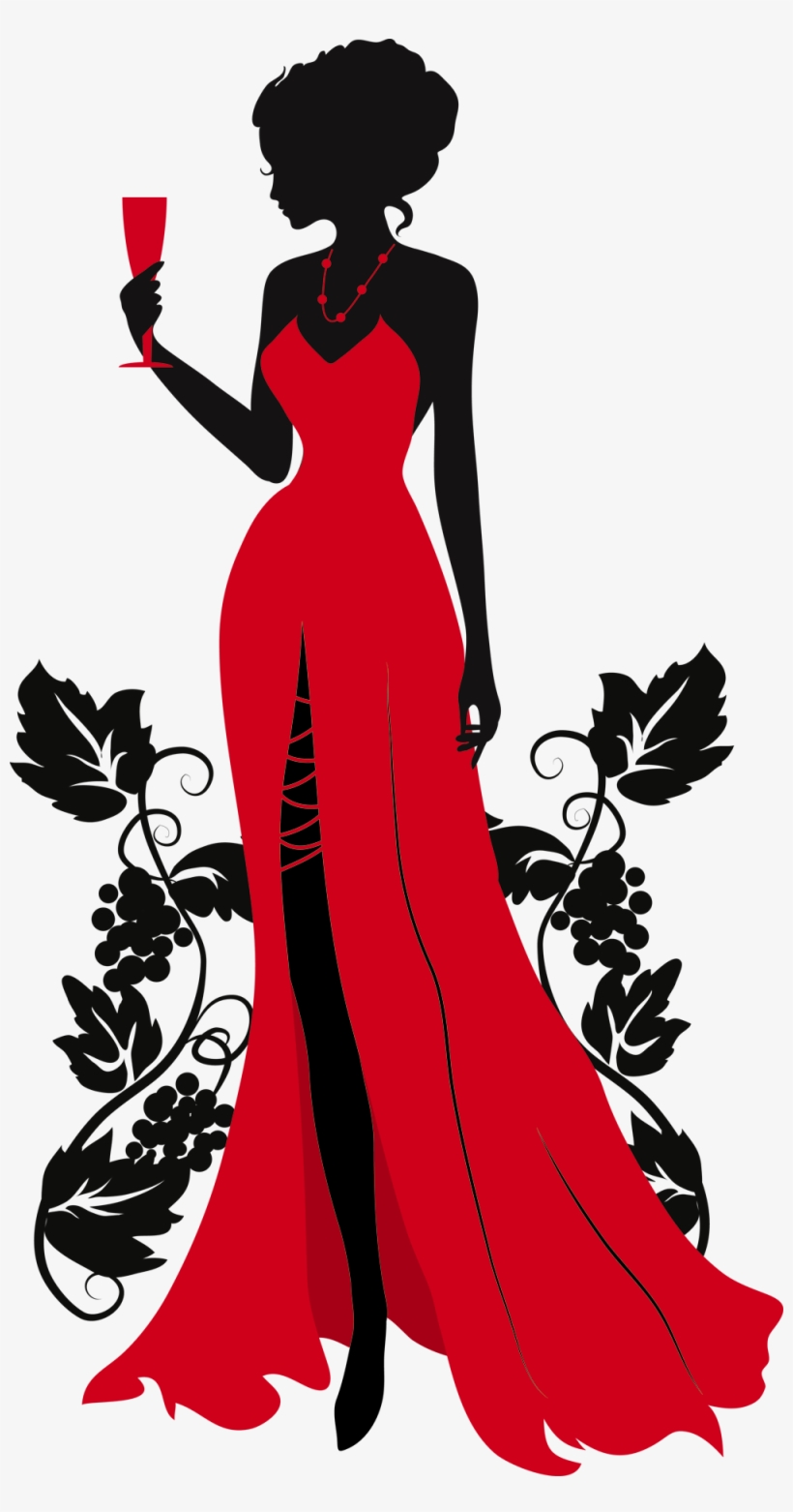 Clip Art Black And White Library Advertising Clipart - Siluetas De Mujer Para Pintal, transparent png