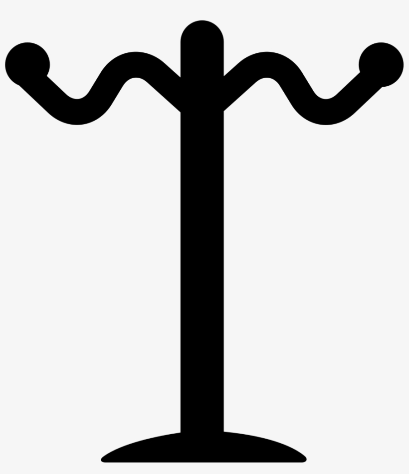 Rack Of Tall Thin Shape For Hanging Clothes Comments - Clothing Rack Icon Png, transparent png