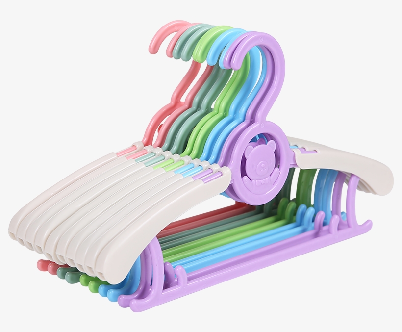 [loss Impulse] Hi Jiajia Children's Hanger Plastic - Clothes Hanger, transparent png