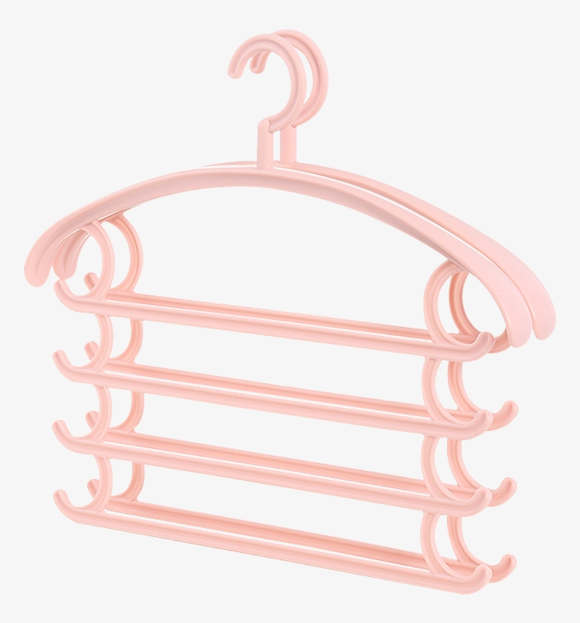 Hi Jiajia Widened Plastic Even Hangers Non-slip Hanger - Clothes Hanger, transparent png