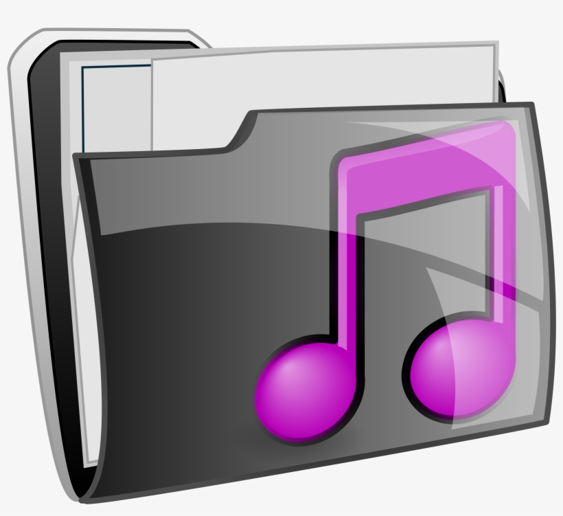 This Free Icons Png Design Of Music Folder, transparent png