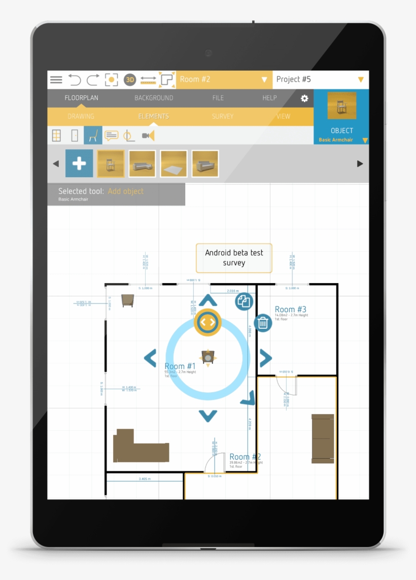 Nexus9 Lunarwhite Mockup - Building, transparent png