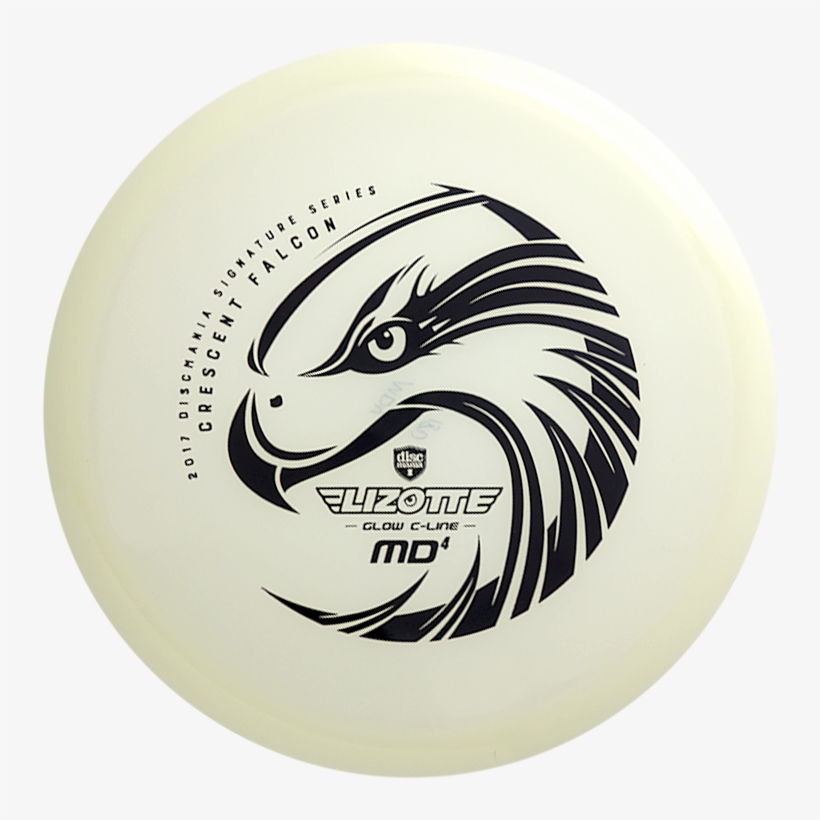 Discmania Simon Lizotte Signature Glow C-line Md4 - Crescent Falcon Md4, transparent png