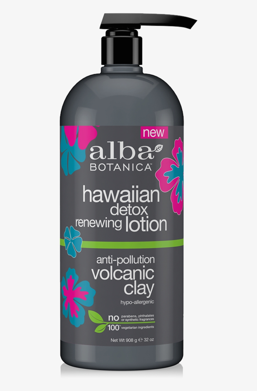 32 Fl Oz - Alba Botanica Hawaiian Detox Frothy Scrub Volcanic, transparent png