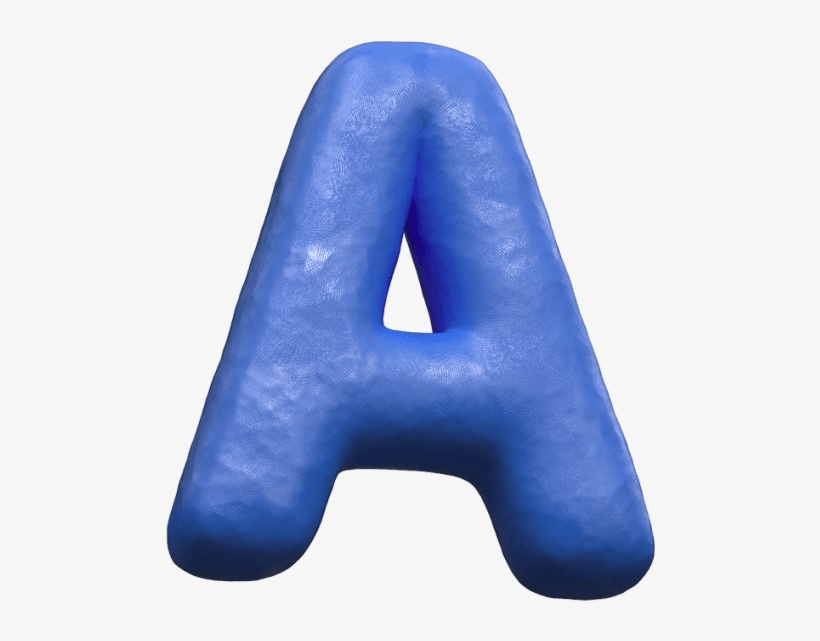Blue Clay Font - Clay Fonts, transparent png