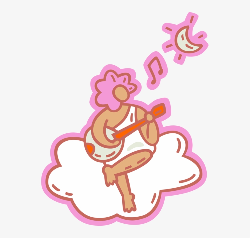 Vector Illustration Of Cupid God Of Desire And Erotic, transparent png