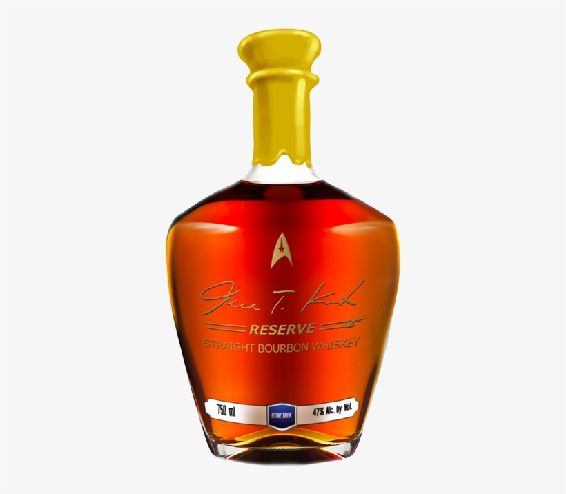 This Ultra Small Batch Is Assembled From Only The Choicest - James T. Kirk Reserve Straight Bourbon Whiskey 750ml, transparent png