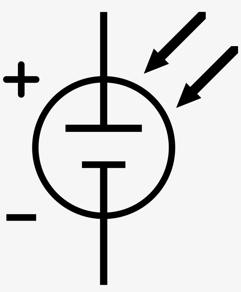 Download Transparent Open - Solar Cell Circuit Symbol - PNGkit