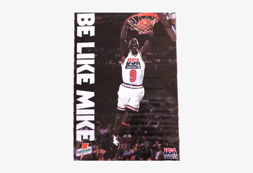 Gatorade Usa Basketball “like Mike” Michael Jordan - Like Mike Michael Jordan, transparent png