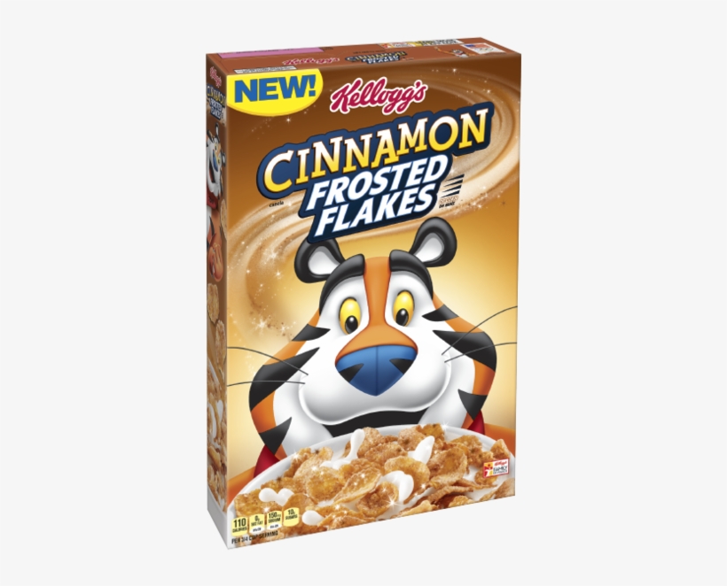 New Kellogg's Cinnamon Frosted Flakes - Kellogg's Cinnamon Frosted Flakes, transparent png