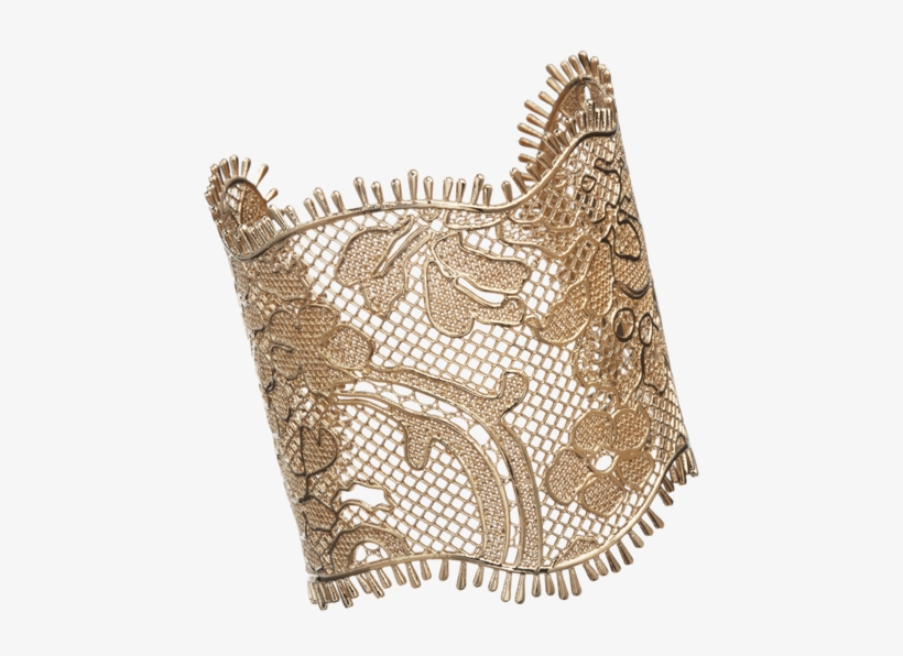 Givenchy Pale Gold Lace Cuff - Jewellery, transparent png