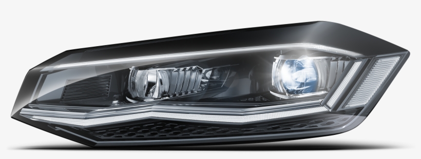 Polo Led Headlights - Vw Polo 2018 Led Lights, transparent png
