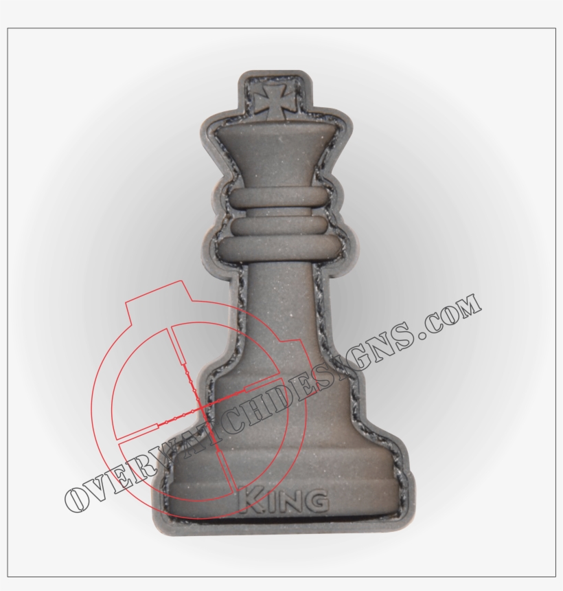 King Pvc Patch - Chess, transparent png