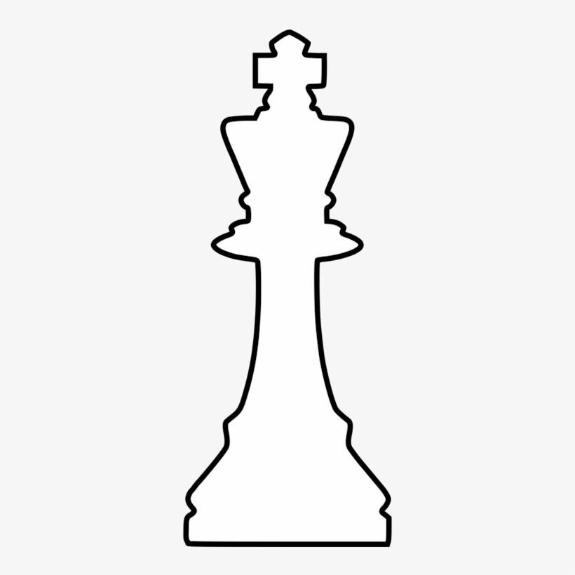 Chess King Outline