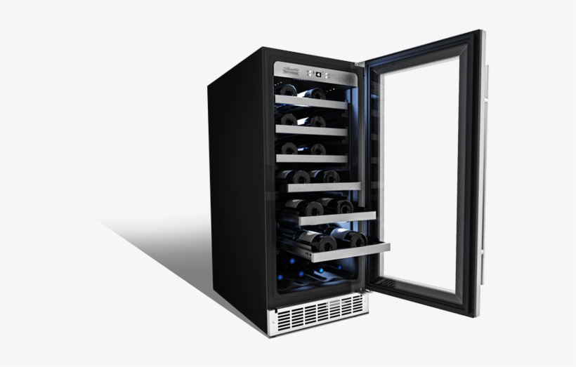 Silhouette Tuscany 15" Single Zone Wine Cellar - Danby, transparent png