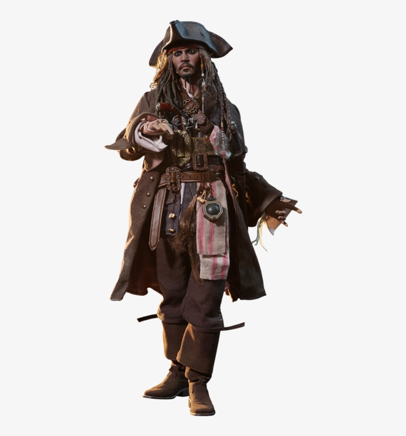 Jack Sparrow Sixth Scale Figure Png Png Images - Hot Toys Jack Sparrow Pirates Of The Caribbean: Dead, transparent png