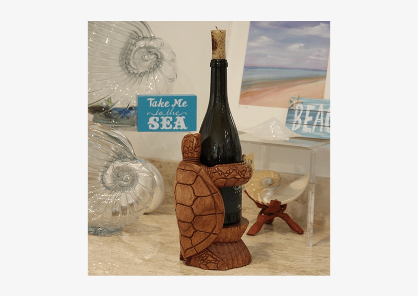 Wine Bottle Holder Turtle - Wine, transparent png