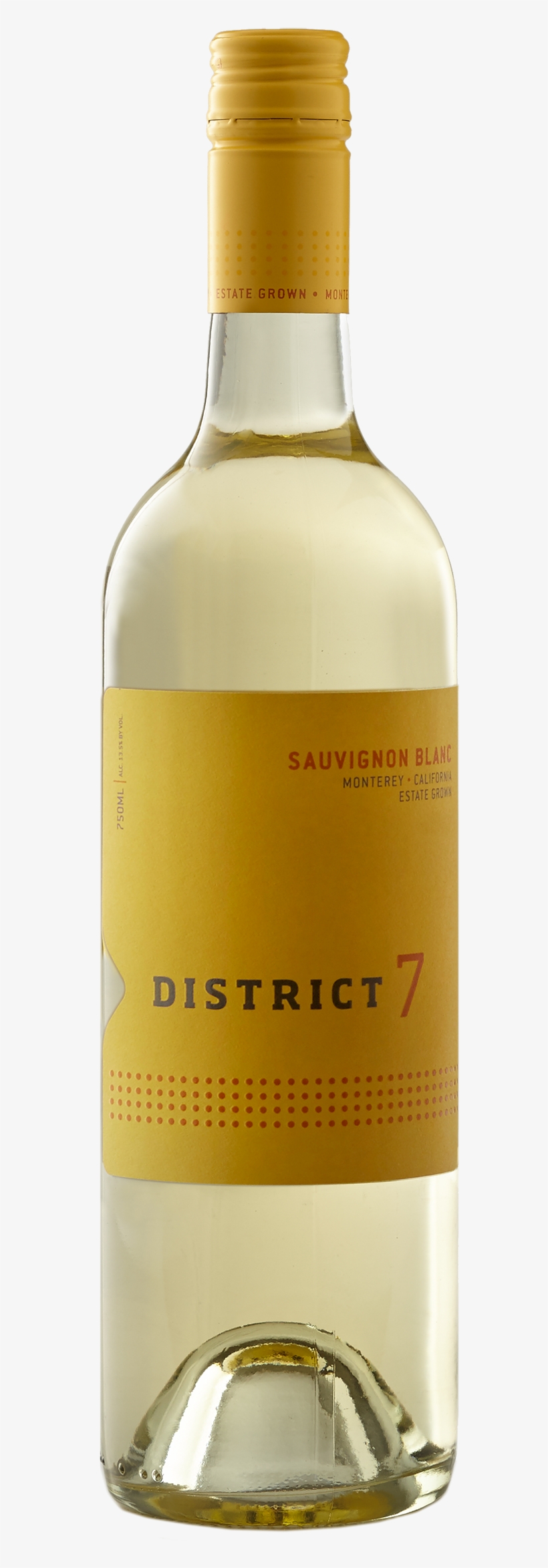 Bottle Image - District 7 Sauvignon Blanc 2017, transparent png