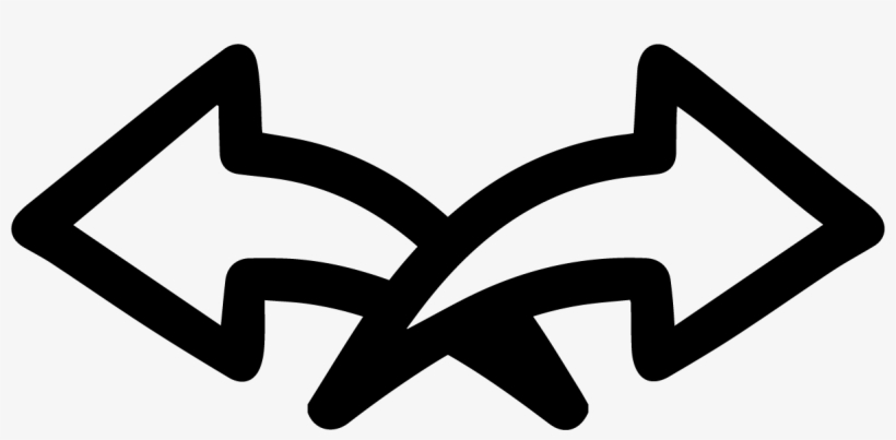 Back Hand Drawn Arrow Outline - Q-bot Limited, transparent png