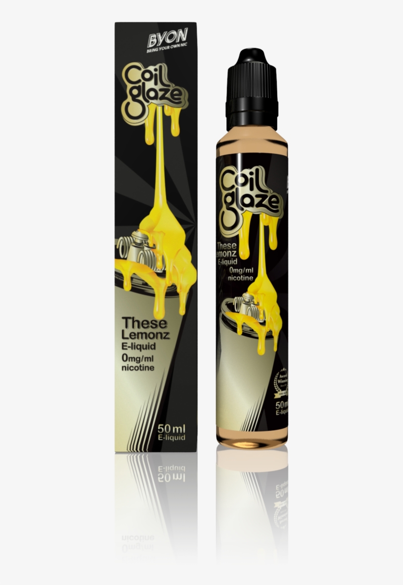 These Lemonz By Coil Glaze - Electronic Cigarette Aerosol And Liquid, transparent png