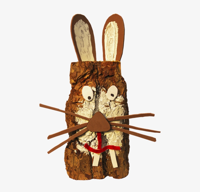 Easter Decoration, Easter, Hare, Bark, Carved - Easter, transparent png