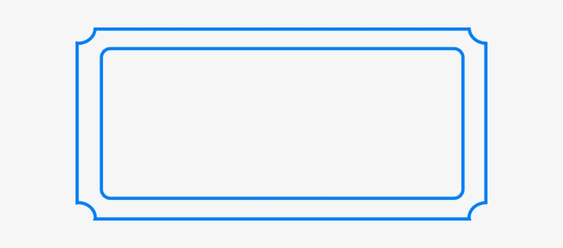 Blank Blue Ticket, transparent png