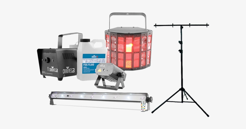 Chauvet Jam Pack Gold Light Stand - Chauvet Dj Jam Pack Gold Effect Lighting Package, transparent png