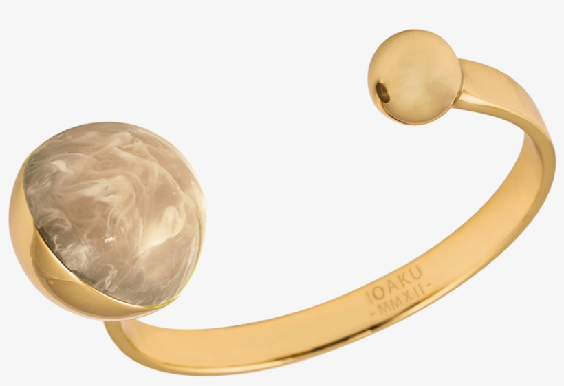 Ioaku The Planet Bracelet Gold Light Brown - Silver, transparent png