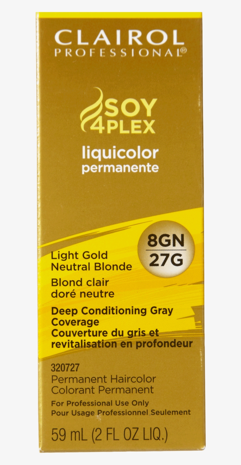 Clairol Professional 8gn/27g Light Gold Neutral Blonde - Clairol Professional Liquicolor 8gn/27g Light Golden, transparent png