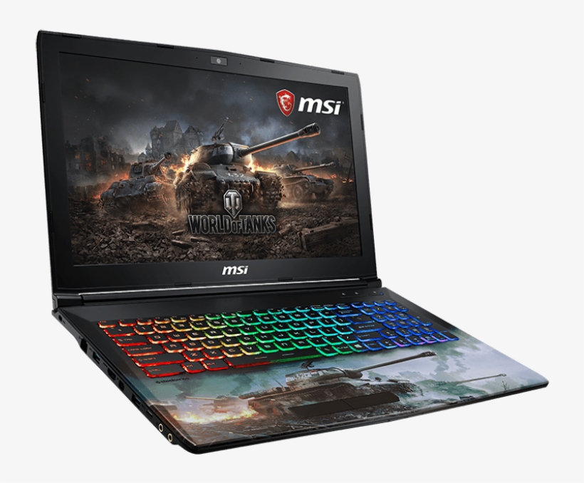 Support For Gp62m 7rex World Of Tanks Edition - Msi Gp62m 7rex Core I7-7700hq 8gb 1tb + 128gb Ssd Geforce, transparent png