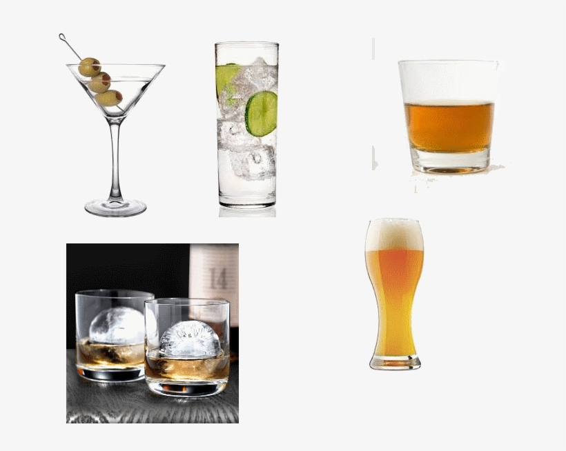 Some Images Of Various Types Of Glasses Containing - Tovolo - Sphere Ice Molds - 2 Pack, transparent png