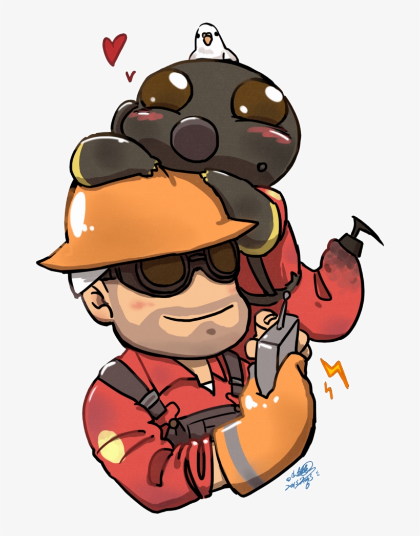 Engie And Pyro, transparent png