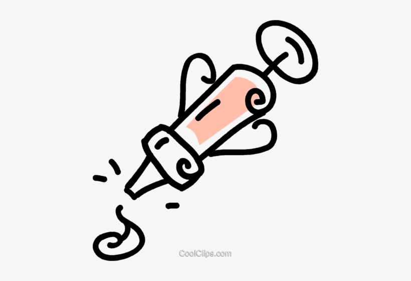 Cake Decorating Tools Royalty Free Vector Clip Art - Cake Decorator Clipart, transparent png