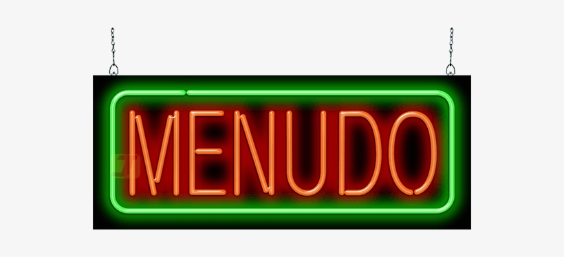 Menudo Neon Sign - Neon, transparent png