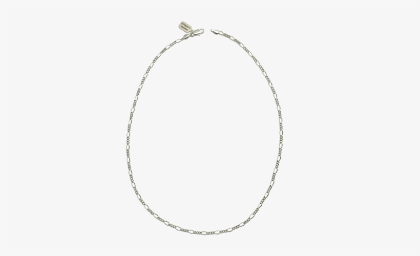 Figaro Chain Silver - Chain, transparent png