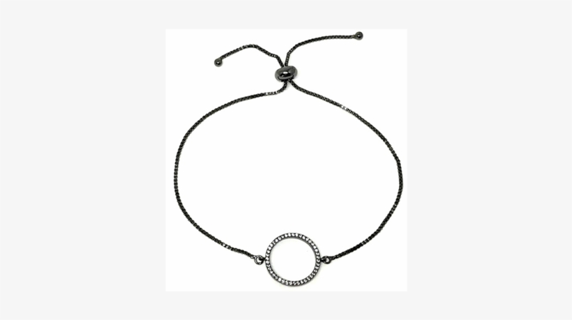 Pull Chain Pave Circle Bracelet - Mebs, transparent png